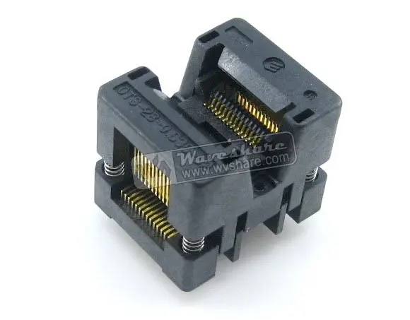 OTS-28-0.635-02 SSOP28 TSSOP28 Enplas IC Test Burn-in Socket Programming Adapter 0.635mm Pitch 3.94mm Width