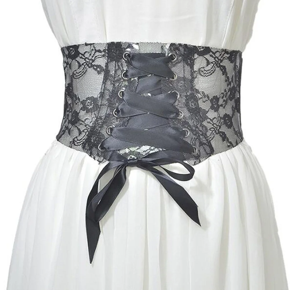 black lace belt for dress