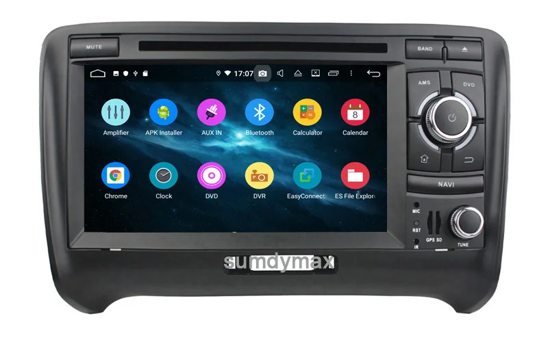 Sale Android 9.0 4G RAM 2 DIN Car DVD PLAYER For AUDI TT 2006-2013 GPS radio stereo wifi navigation touch screen multimedia 8