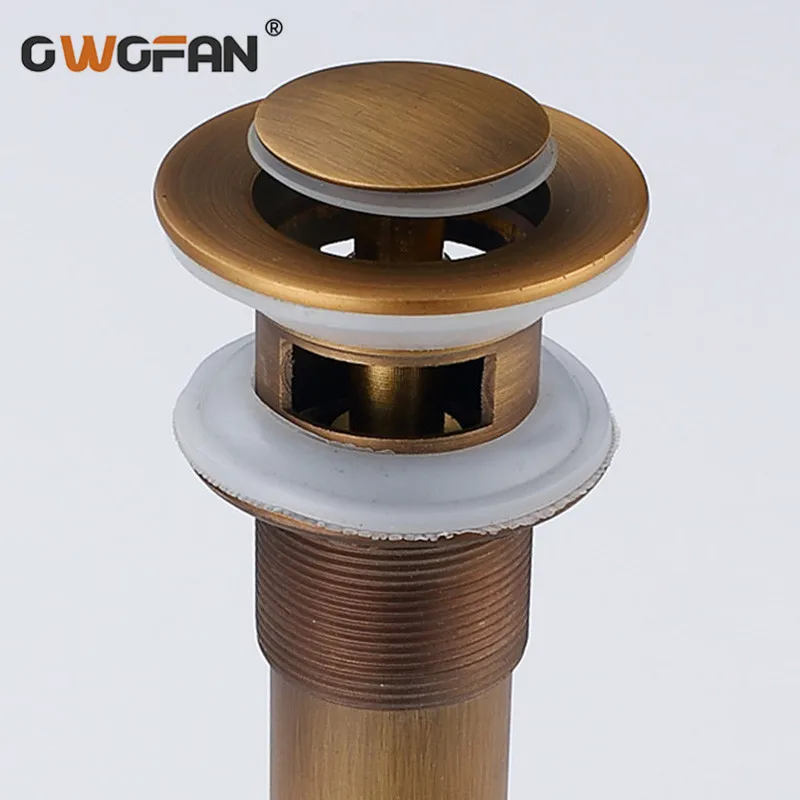 Buy Classic Style Solid Brass Sink Plug Push Down Pop