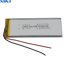 XINJ 3,7 V 1100 mAh литий-полимерный аккумулятор литий-ионный аккумулятор для телефона электронная книга вождения рекордер DIY планшетный ПК 422770