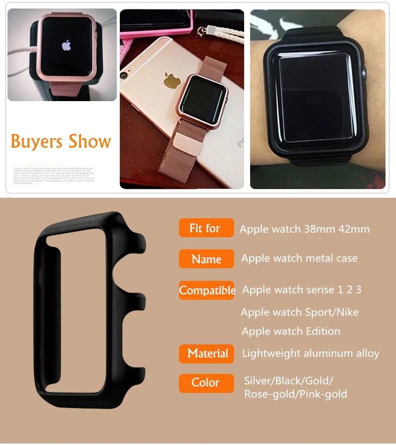 Чехол для apple watch band apple watch 4 3 5 band 44 мм/40 мм 42 мм 38 мм iwatch 3 2 с металлической рамкой PC защитный чехол