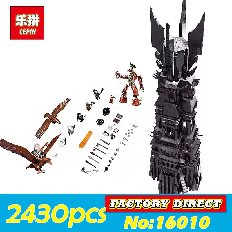 

LEPIN 16010 2430Pcs Lord of the Rings Lord of the Rings Model Set Building Kits Model Toys for Children Compatible With 10237