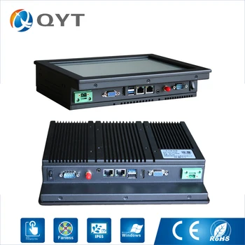 

Aluminum shel PC Inter 3855U 1.6GHz 10.4" industrial tablet pc 4GB RAM 32G SSD 1RS232 2USB 2rj45