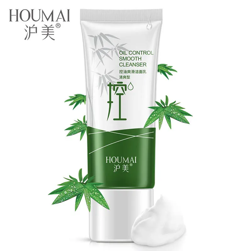 Affordable Price of  2018 HOUMEI Oil Deep Cleansing Foam Foam Tightening Cleanser 100g Men's and Women's Cosmetics skin 