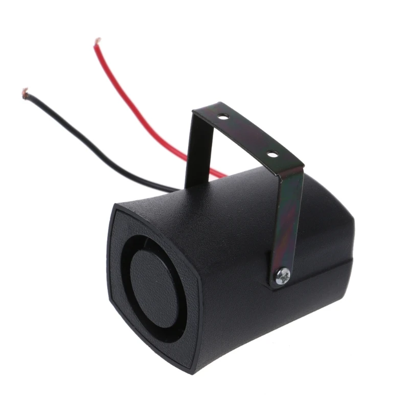 QILEJVS DC 12V Auto Warning Siren Backup Alarms Horns Warning Sound Beep Reverse Siren Slim Invisible Horn