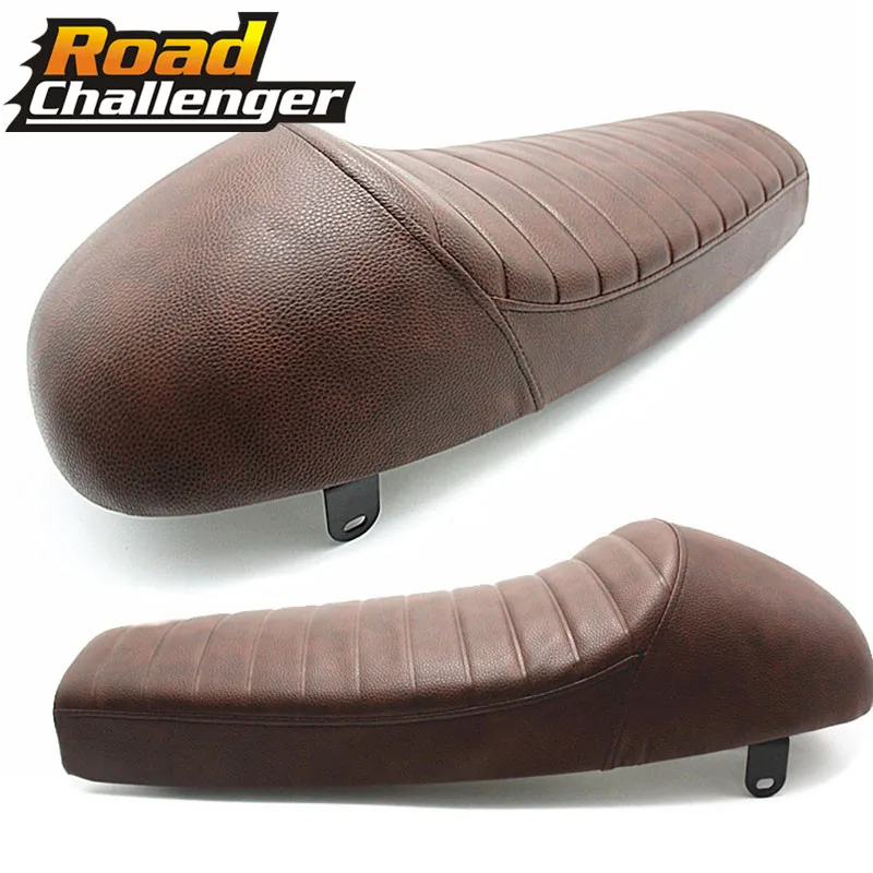 Black Motorcycle Cafe Racer Seat Vintage Hump Saddle Seat For Honda GN CB125S CB200 CB350 CB400
