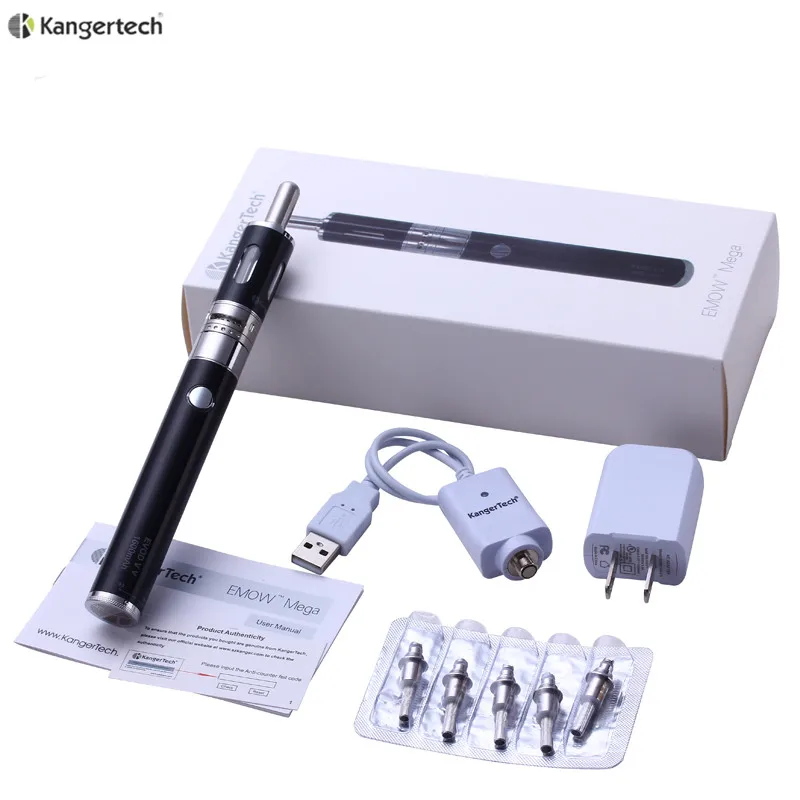 

Original kanger emow mega kangertech emow mega starter kit with 2.8ml kanger emow mega atomizer 1600mah kanger evod vv battery