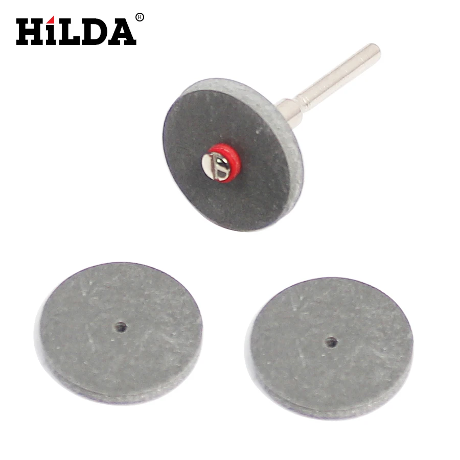 HILDA 3 шт. резиновые полировальные колеса для зубных украшений Dremel роторные инструменты полировальный диск с оправкой - изображение