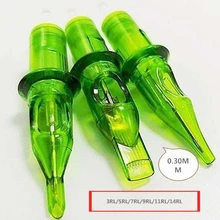 20 шт иглы для картриджа татуировки Одноразовые полуперманентный макияж бровей Татуировка ручка машина поставка 3RL/5RL/7RL/9RL/11RL/14RL