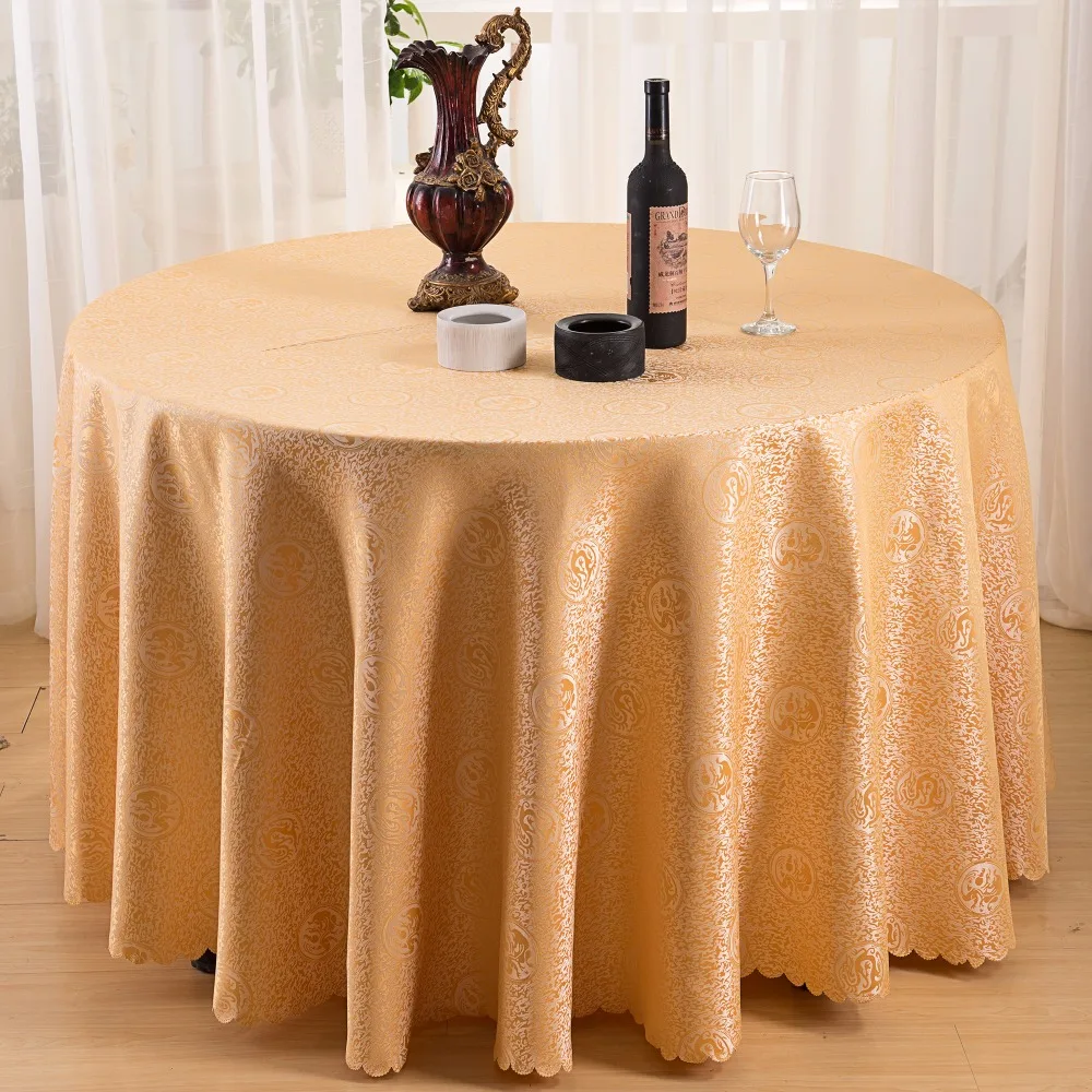 Round Table Cloth luxury Table Cloths Polyester Tablecloths Tablecloth