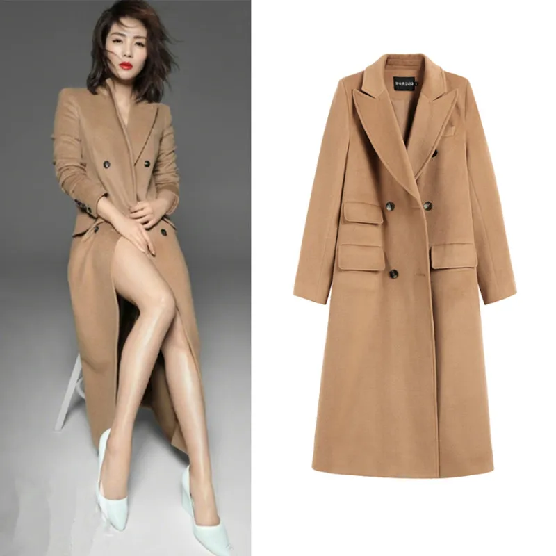 camel color cashmere coat