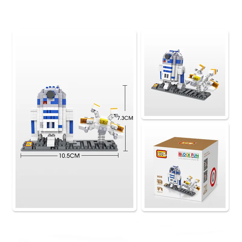 LOZ R2D2 ladrillos de construcción juguetes de acción figura de los niños regalo de los niños bloques juguetes brinquedos educativo juguetes niño Jouet enfant LOZ R2D2 ladrillos de construcción juguetes de acción figura de los niños regalo de los niños bloques juguetes brinquedos educativo juguetes niño Jouet enfant