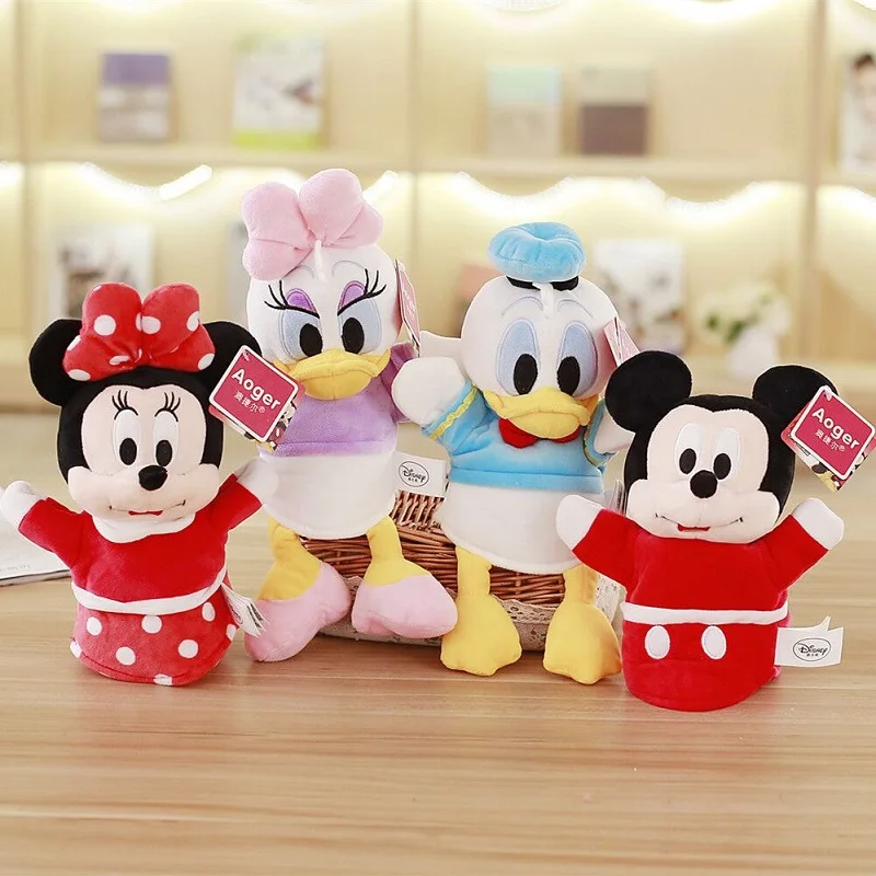 Disney plush toy handcuffs children's finger doll Mickey Mouse Minnie