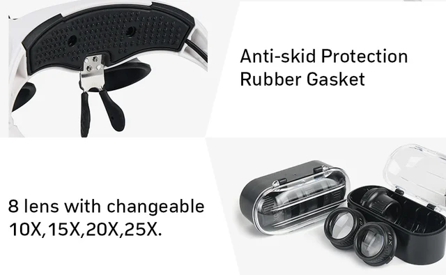 Lente Di Ingrandimento Orologiaio Supporto Per Lente D 039 Ingrandimento Da Occhiale 2 Pezzi In G 256194 - Foto 4