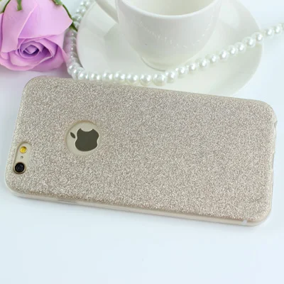Блестящий Мягкий Силиконовый ТПУ чехол для iPhone на 5S SE 6S 6 Plus 7 роскошный Bing ультратонкий ТПУ чехол на 5 6 7 задняя крышка - Цвет: Gold