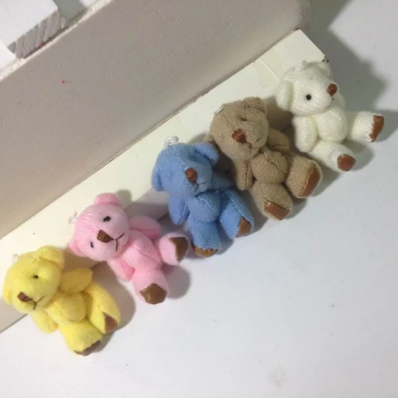 4.5cm plush teddy bear 5color 14