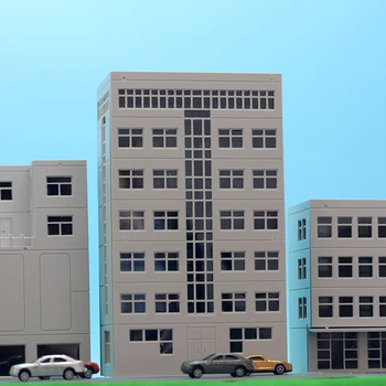 

1: 150/ 144/ 100/ 72/ 50 House Building Model Swing Piece City Sand Tray Office Building House Building