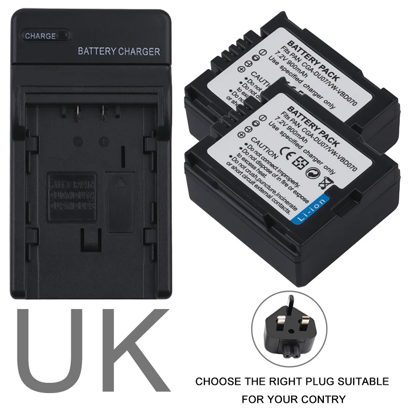 CGA-DU07 CGADU07 Батарея для цифрового фотоаппарата Panasonic DU06 DU07 NV-GS10 CGA-DU12 H258 GS500 GS28 GS328 GS320 GS188 GS180 GS300