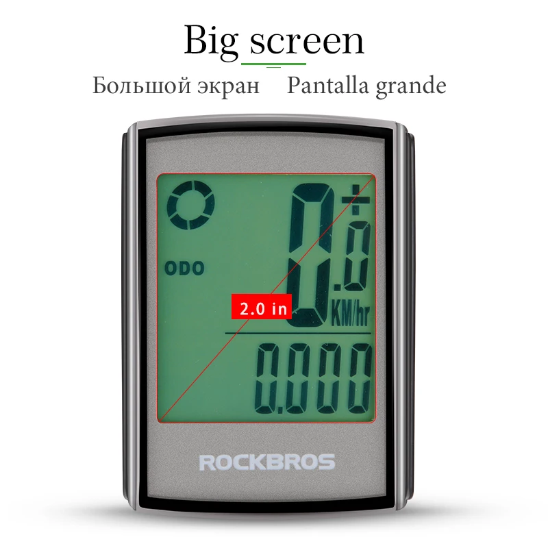 Asixx Bike Speedometer Sturdy and Durable Easy Installation Portable Lightweight Waterproof Bike Odometer Mountain Bicycle Speedmeter Lightweight