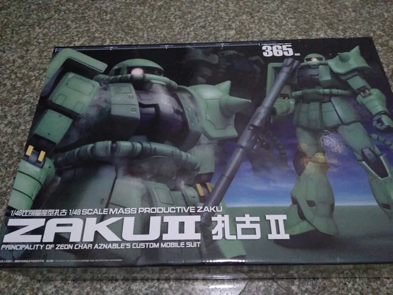 Аниме Дабан мобильный костюм модель 1/48 Gundam Zaku II тип MS-06F2 Рождественский подарок фигурка горячие дети игрушки Робот оригинальная коробка