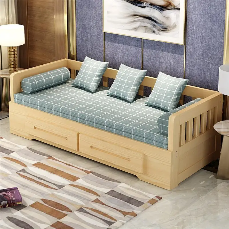 Home Recliner Moderna Couche For Moderno Para Mobili Per La Casa Wooden Retro Mueble De Sala Set Living Room Furniture Sofa Bed