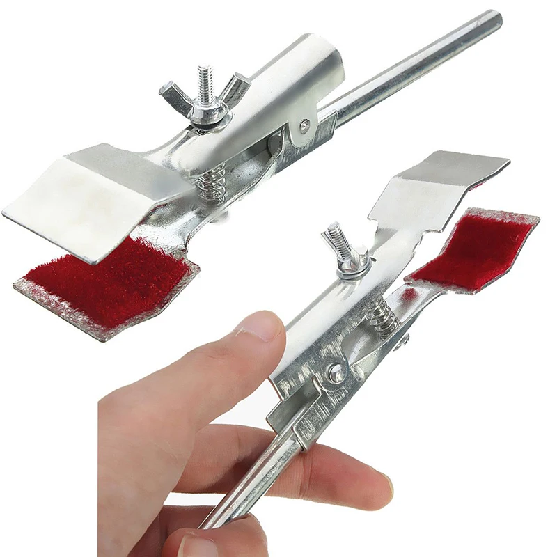 Mayitr Lab Flask Clamp Condenser Holder Iron Clip Experimental Equipment 7x28x180mm
