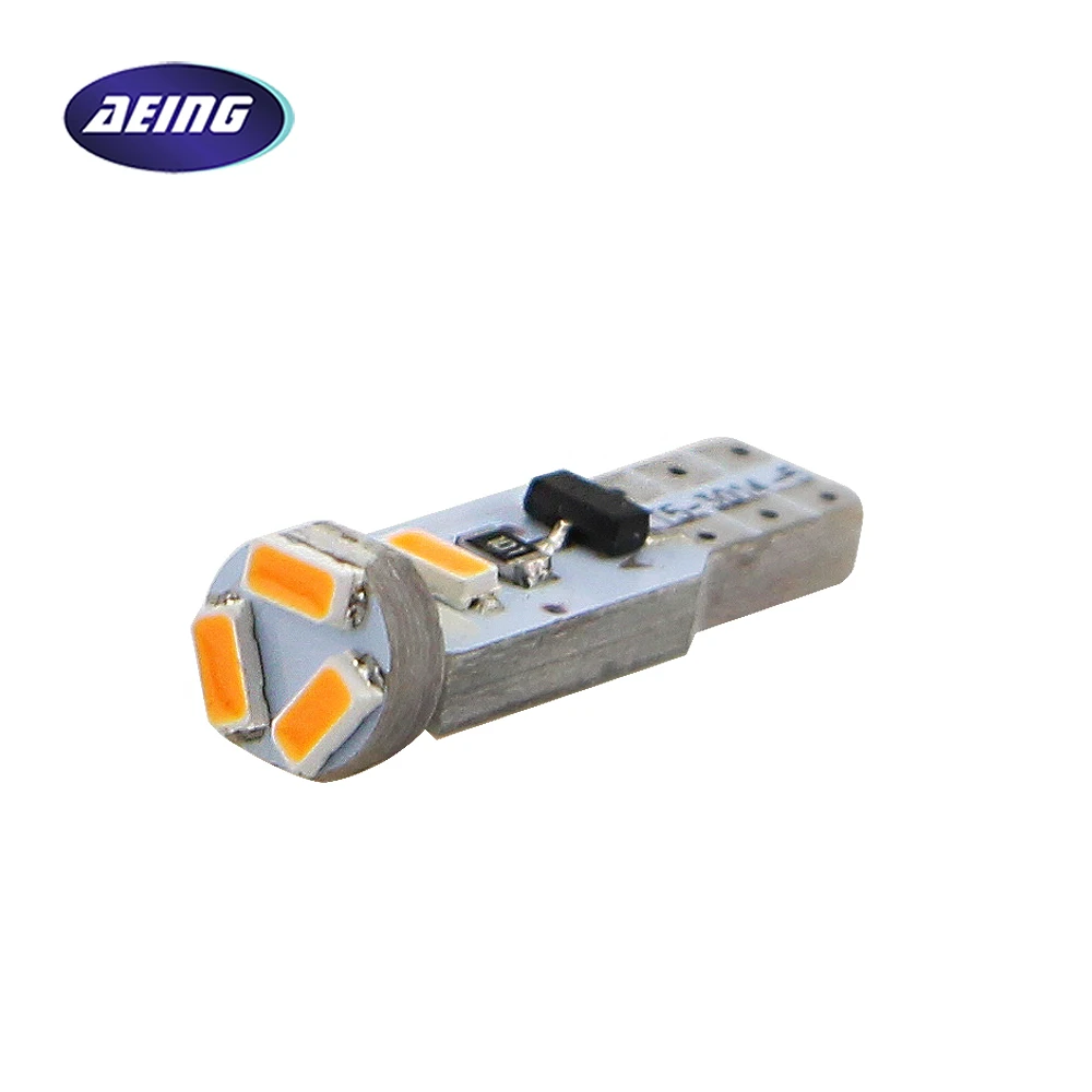 Чип AEING 12 В T5 74 70 37 5 SMD автомобильная светодиодная лампа Canbus с бесплатным клиновым