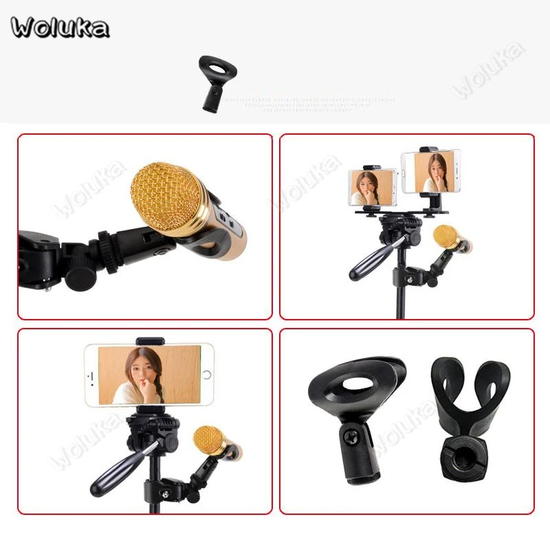 

Microphone Holder Added Position Clamp For Ring Light Stand Tripod Photography Accessories Live Vlog Camera Youtube CD50 T10