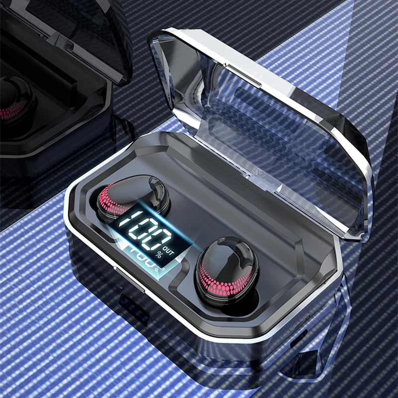 

X10 TWS 5.0 Bluetooth 6D Stereo Earphone Wireless Earphones IPX7 Waterproof Earphones 3000mAh LED Smart Power Bank Phone Holder