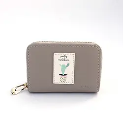 Милый кактус печати Для женщин бумажник мульти-карт портмоне маленький короткие женские кошельки дамы Carteras Mujer