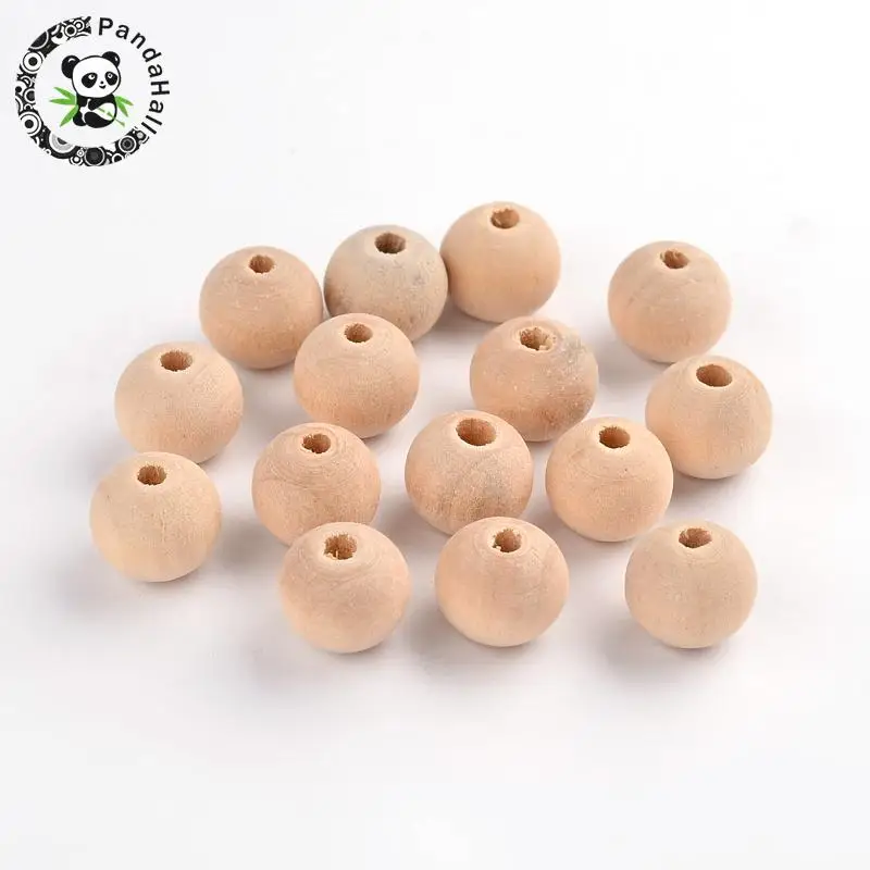 

50pcs Flat Round Wood Beads 12mm, Lead Free, Moccasin, Hole: 2.5mm F70