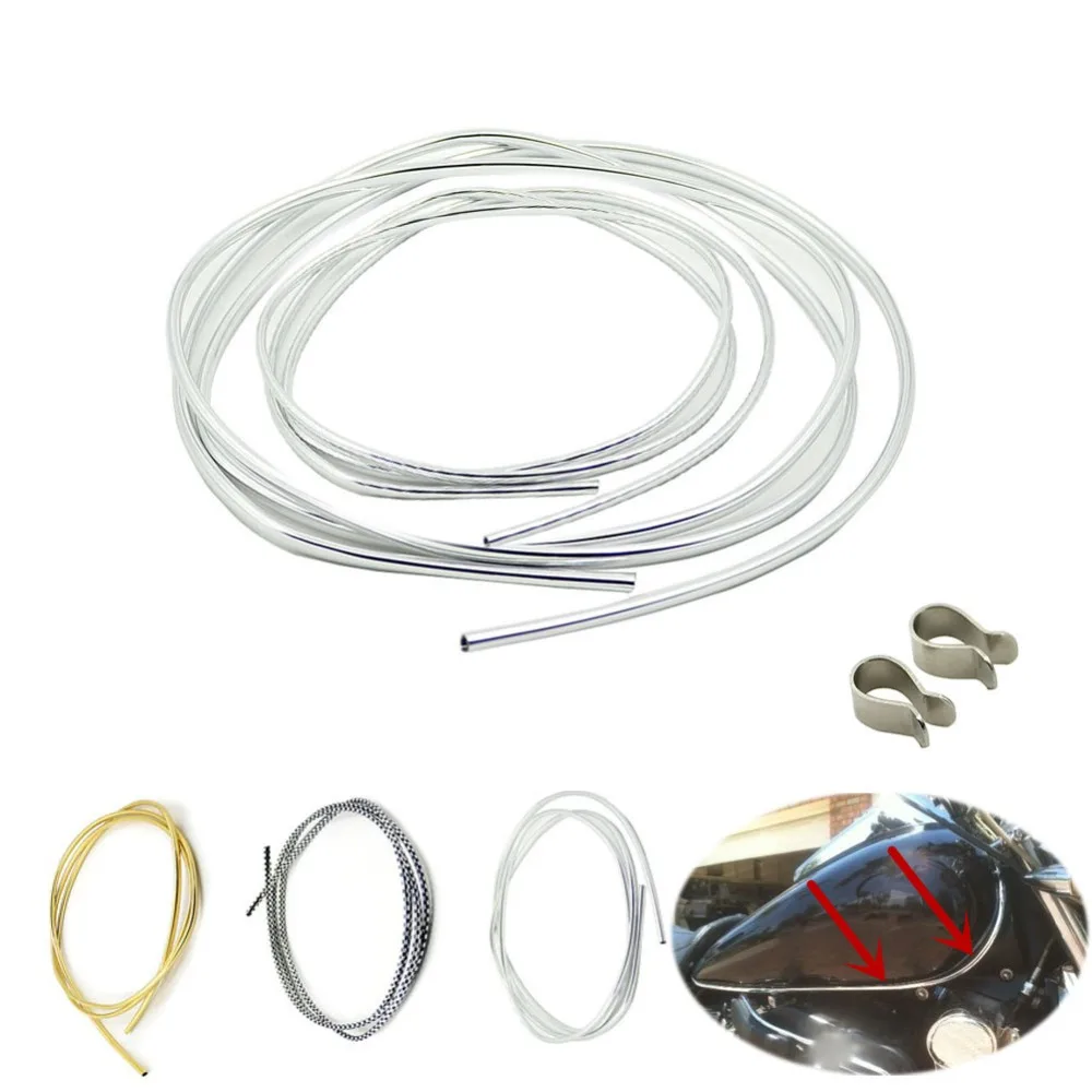 

7FT 10FT 20FT Motorcycle Moulding Trim Strip Gas Tank / Fenders or Windshield / Saddlebags For Honda CB 300 450 550 600 750 900