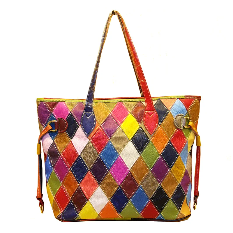 

The new women's leather top layer is hand-stitched with a single shoulder bag