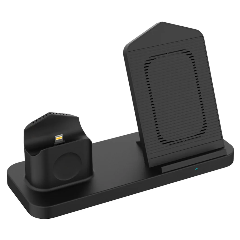 

For Samsung S9 S8 edge iphone x 8 plus Smart Phone 10W Qi Wireless Fast Charger Holder for Apple Watch AirPods Charging Stand