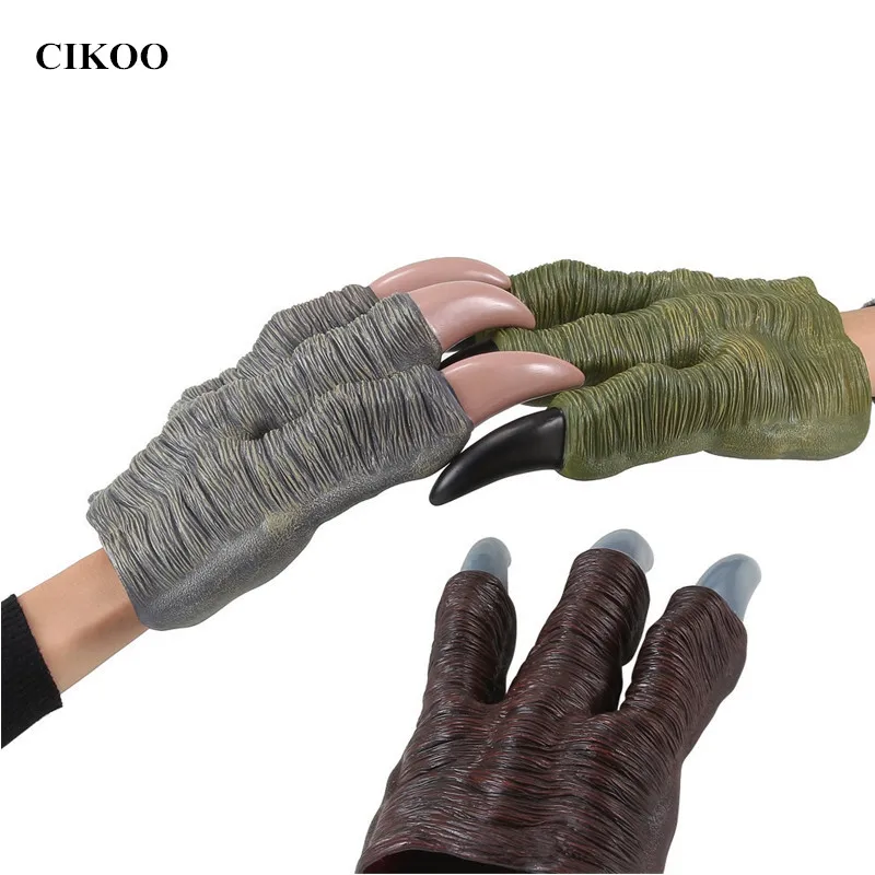 2Pcs Set Dinosaur Puppet font b Toys b font for Boys Dinosaur Hand Puppets Soft Vinyl