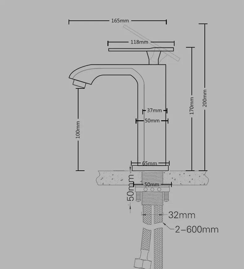 short basin faucet