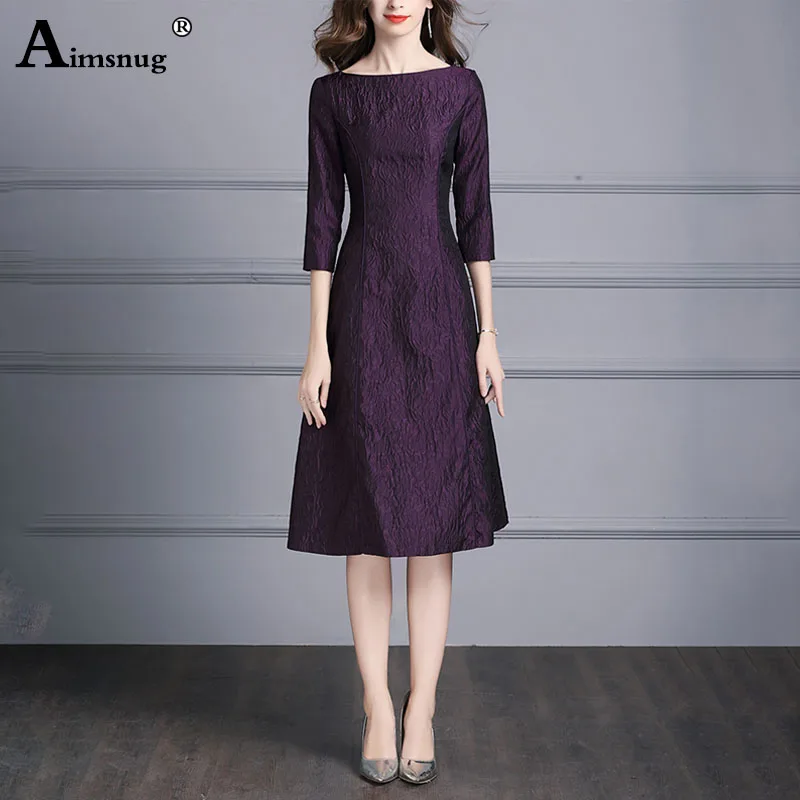

Fashion 2019 Spring Summer Jacquard High waist Women's Bodycon Dresses Elegant Temperament Simple Slim A-Line female the dress