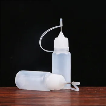 

1pc 10ml Plastic Liquid Bottle Electronic Cigarette Dropper Bottle Oil Empty E Liquid Pin hole Bottle Metal Needle Liquid