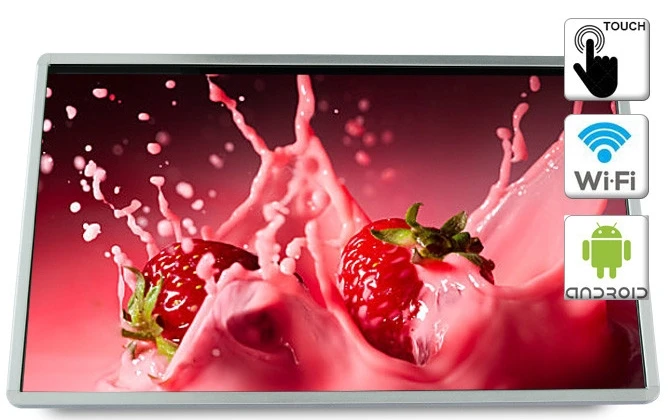 32 42 47inch Metal Industrial Android 4.0 Multi-touch screen wifi all in one pc smart Android lcd tft hd TV signage