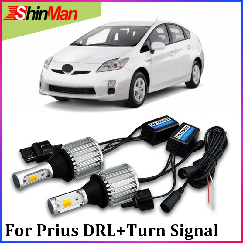ShinMan Высокая мощность WY21W 7440 T20 led дневной свет СИД DRL указатель поворота для Toyota Prius