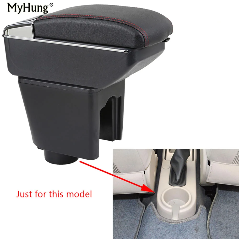 

Armrest box For Chevrolet Lova 2006-2010 Central Console Arm Store With Rise and Down Function content box cup holder ashtray