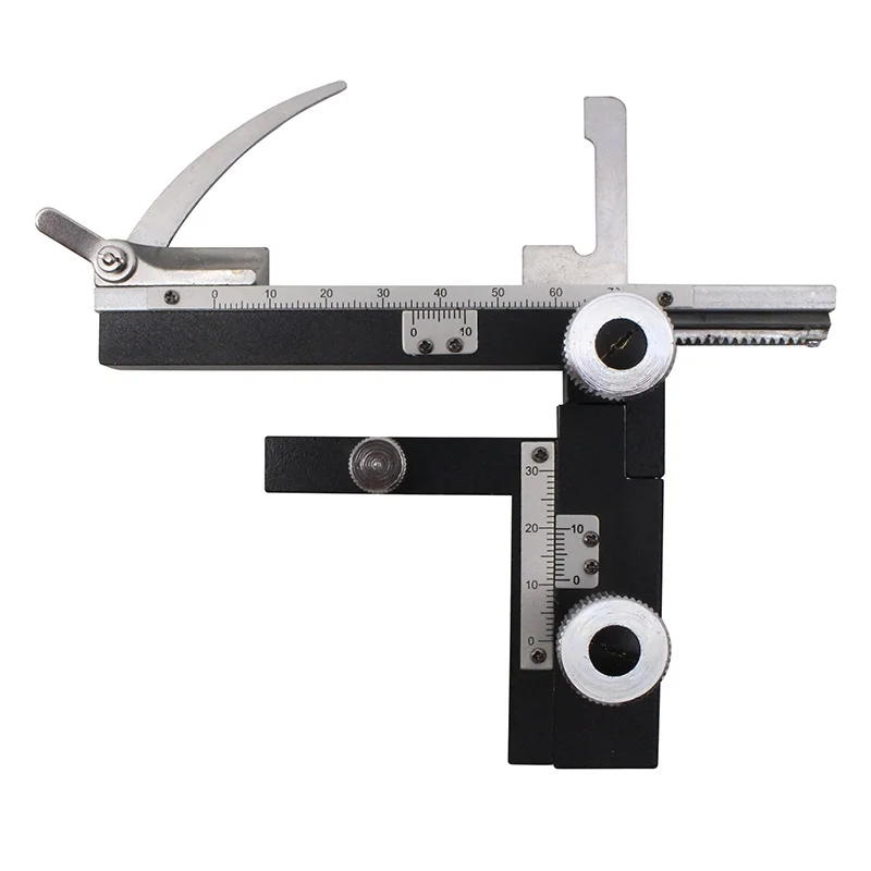 

XSP Biological Microscope Accessories Metal Attachable Mechanical Stage X-Y Movable Stage with Scale Ruler