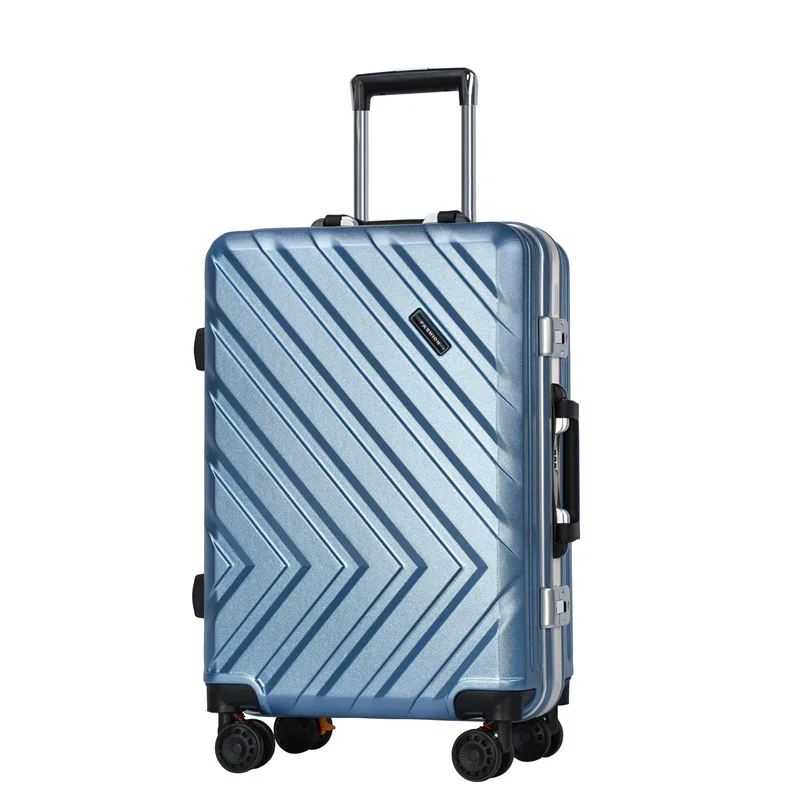 Высокое качество ABS + Корпус чемодана из пластика, 20 "24" дюймовый чемодан, новый алюминиевый каркас багажный, стильный багажник, Silent МНЛЗ