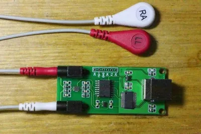 Новое и оригинальное BMD101 USB модуль сбора ЭКГ измерение показателей ЭКГ Доска модуль сбора Сердечного Ритма Датчик