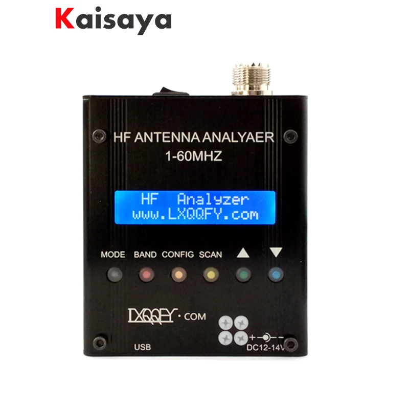 

HF 1-60MHZ MR300 QRP SARK100 Bluetooth Shortwave Antenna Analyzer with battery in case