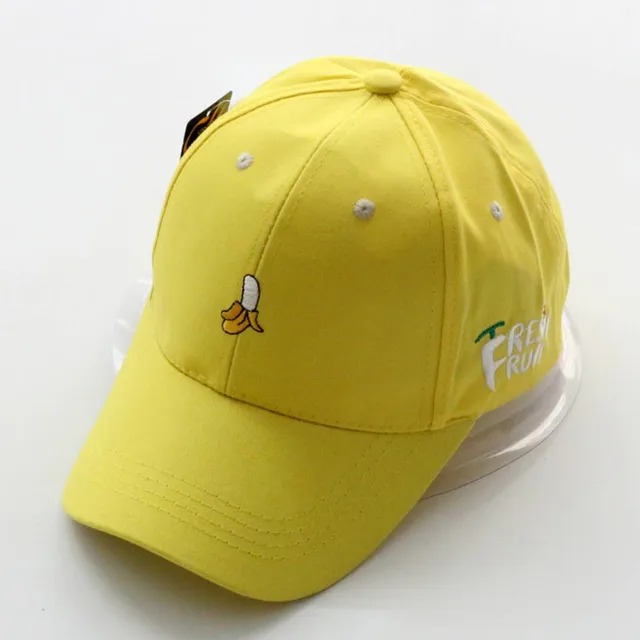 New Spring Leisure Fresh Fruit Embroidery Hat Strawberry Banana Cherry Orange Peach Baseball Cap For Mom hat and girl’s hat