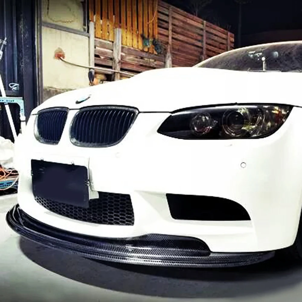 E92 M3 GTS Style Carbon Fiber Body Kit Front Bumper Lip for BMW E92