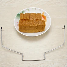 Формы для выпечки поставки торт срез Провода Резка уравнитель Нержавеющая сталь кондитерские изделия торт хлеб для пиццы тесто 34x15 см