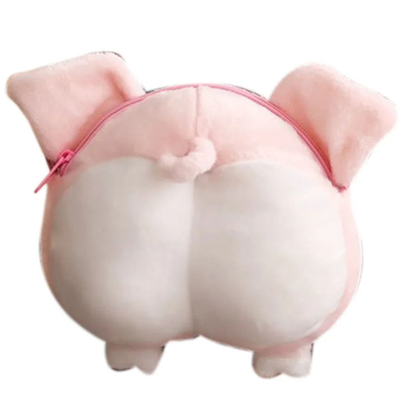 1 шт. 20X20 см Kawaii Pig Wallet Piggy Ass стильный кошелек плюшевая цепочка сумка на плечо сумки
